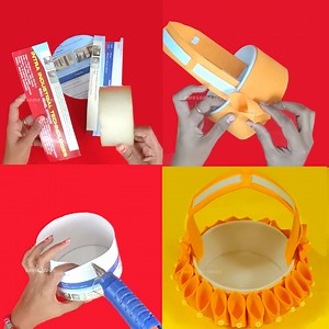 7.2K views | DIY Foam Basket Tutorial | Simple & Easy Steps | Awesome Ideas | Facebook