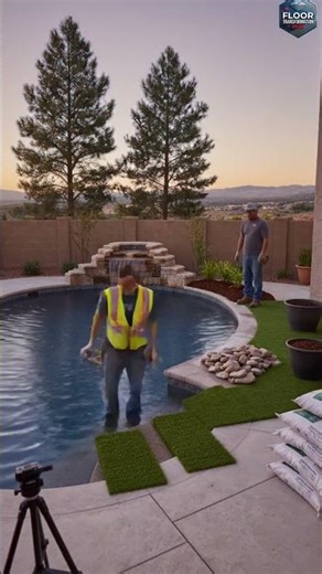 “From Dirt to Dream Pool 😍 Backyard Transformation Timelapse”