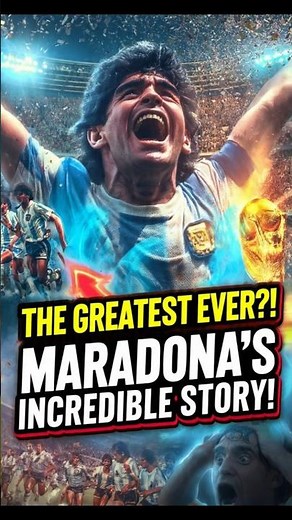 Diego Maradona's Incredible Career ⚽