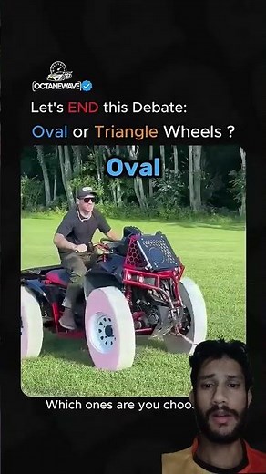 oval or triangle wheels 🛞 #automobile