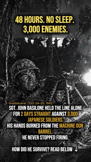 48 Hours. No Sleep. He Faced 3,000 Enemies | John Basilone