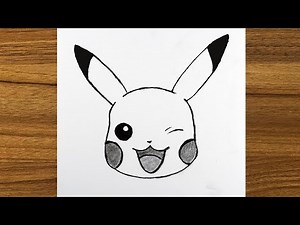 How to draw Pikachu | drawing for beginners | Easy Pikachu Pencil drawing