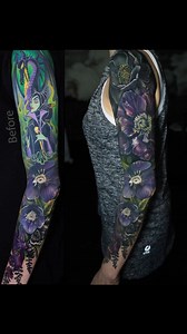 Goth dark flower sleeve as Cover-Up --- Always with the best: Inks: @intenzetattooink Machine: @inkmachines / @inkmachines.usa Aftercare: @aftercareh2ocean Aftercare tattoo film: @eztattooing Stencil: @stencilstuff Eco-friendly tattoo supplies: @deadlynorthsupply & @minimalethic.tattoosupply --- You can find me: LA ➡️ @inkologyartgallery_la NYC ➡️ @inkologyartgallery 👉Appointment by email only👈 --- #tattoo #ink #tattoos #inked #sleevetattoo #goth #gothflowers #gothgirl #flowerstattoo #realisti