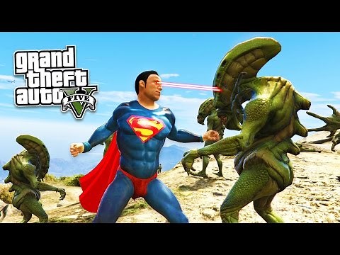 GTA 5 PC Mods - SUPERMAN MOD w/ SUPER MAN POWERS! GTA 5 Superman Mod Gameplay! (GTA 5 Mods Gameplay)