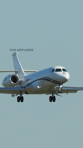 Dassault Falcon 6X | N3RP | Landing at Sarasota Airport #businessjet #privatejet #bizjet #planespotting #dassault #dassaultfalcon | SK Airplanes