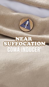 A Coma Inducer with warning symbols?? Meet Near Suffocation. Warning: Dangerously Cozy⚠️ https://comainducer.com/view-all-bedding/near-suffocation/ | Coma Inducer