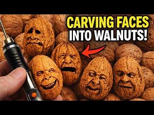Easy Walnut Carving: Sculpting Realistic Faces for Beginners (Step-by-Step)