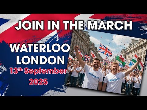 'Join In The March' - Raise The Colours At Waterloo Station London