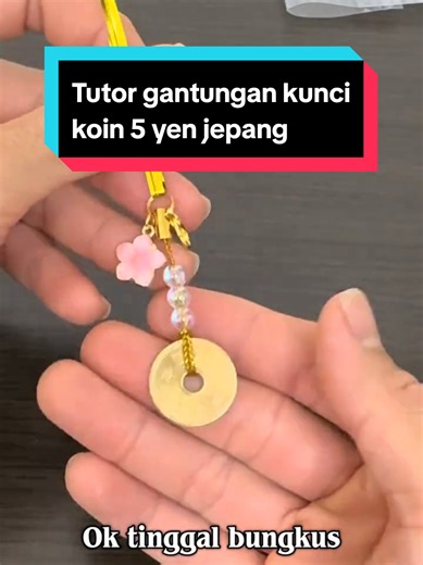 Cara Bikin Oleh-oleh Gantungan Kunci Koin 5 Yen Jepang