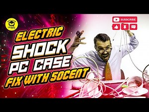 How to fix electric shock issues from pc case | Solution for electric shock for $0.50! #pcproblems