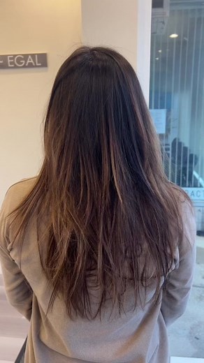 Using new Wella Shinefinity shade 7/81 and loving the results 😍 #wella #wellahair #shinefinity #hair #fyp #nyhairstylist #nychairstylist #salon