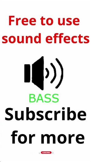 Quick Bass Boom Sound Effect - No Copyright