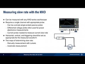 Measuring Slew Rate with MXO Series Oscilloscopes