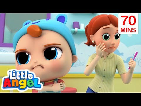 Yes Yes Bedtime | Little Angel | 70 MINS | Kids Cartoons & Nursery Rhymes | Moonbug Kids