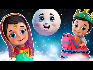 চাঁদ উঠেছে ফুল ফুটেছে - Chand Utheche Ful Futeche | Bengali Nursery Rhymes & Kids Songs | Jugnu Kids