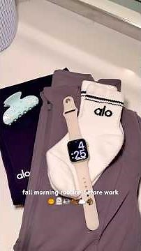 4:25am cozy fall morning routine before work 🎃🧖🏻‍♀️☕️🍂(productive routine)