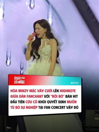 Hòa Minzy Tỏa Sáng Với Highnote Tại Fan Concert