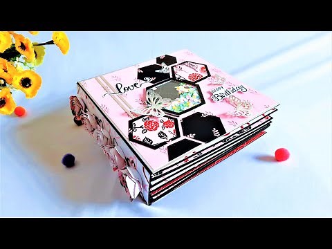 How to Make Special Handmade Scrapbook for Birthday | Beautiful Scrapbook for Boyfriend | Tutorial