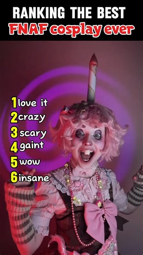 ranking the best FNAF cosplay ever #shorts #cosplay #fyp #makeup #transition #viraltiktok