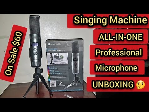"Unboxing and Review of the Singing Machine ALL-IN-ONE PROFESSIONAL MICROPHONE 🎤”