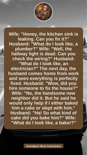 Wife Gets Hilarious Revenge On Lazy Husband#funny #joke #humor