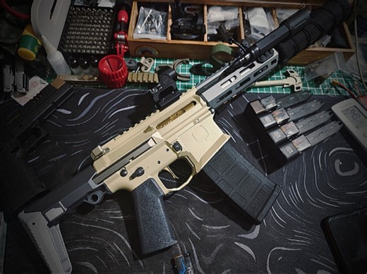 大写的“Q” honey badger 300blk SD/SBR 蜜獾 mws系统