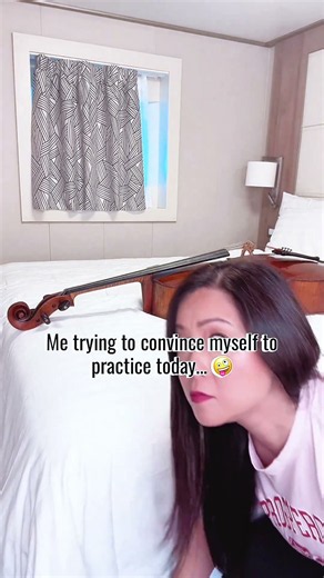 Me Trying to Convince Myself to Practice Today 😂🎻