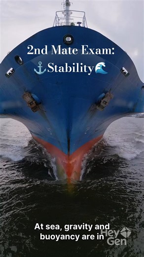 Ship Stability⚓The Science of Survival 🚢#marine#knowledge#shorts