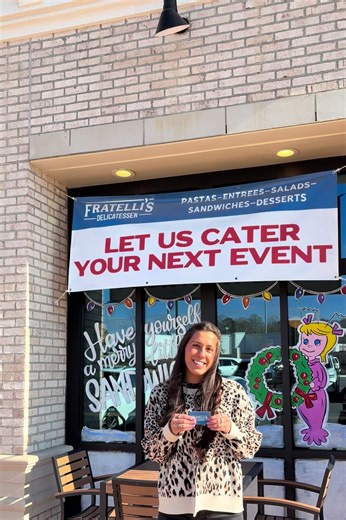 A big thank-you to Fratelli’s for sponsoring Holiday Cheer. Want to join the fun? Like and comment for your chance to win a $50 gift card!🎉 #fyp #foryoupage #trendin #giveaway #apex