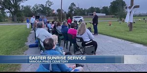 Christians gather early Easter morning for ‘Son-rise’ service