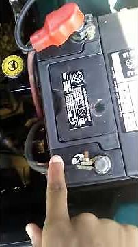 Battery terminal too loose.