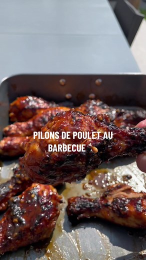 PILON DE POULET AU BARBECUE 🍗 #barbecue #chicken #bbq #bbqtiktok #marinade #cuisson #recette #recipe #recipes