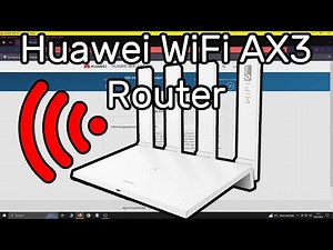 Setting up the Huawei WiFi AX3 router as a WiFi repeater