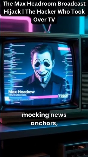 The Max Headroom Broadcast Hijack | The Hacker Who Took Over TV