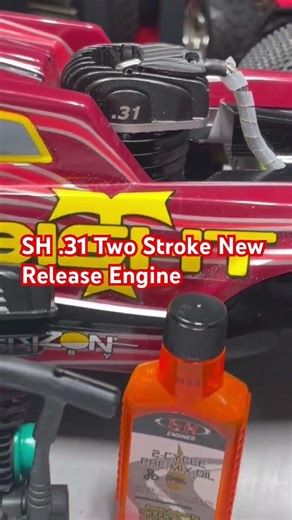 First Look At SH .31 Two Stroke Engine. #nitro #rccar #newreleases