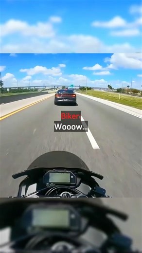 Motorcyclist Gets Brake Checked by Cop