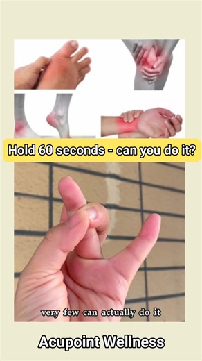 It looks simple, but few can hold it for 60 seconds! This move builds endurance, strength, and body control. How long can you last? #Acupressure #strengthtraining #dailyworkout #bodycontrol #health | Acupoint Wellness