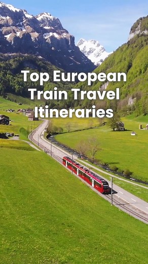 Depending on what you want to see and do, these pre-planned European train itineraries cover all the highlights! 🚂 #Train #Eurorail #TrainJourney #EuropeanSummer