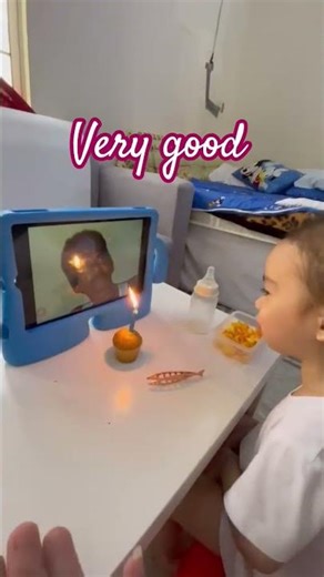 singing happy birthday to his lolo dadi in heaven #happyofwfamily #grandson #shortvideo