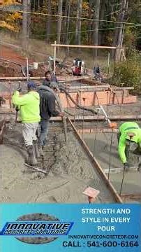 Fox Hollow Road Pool Pour Eugene Innovative Concrete (541) 600-6164