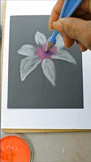 Easy Soft Pastel Flower | Painting or Drawing?