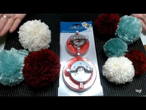 TUTO POMPON LAINE AVEC APPAREIL