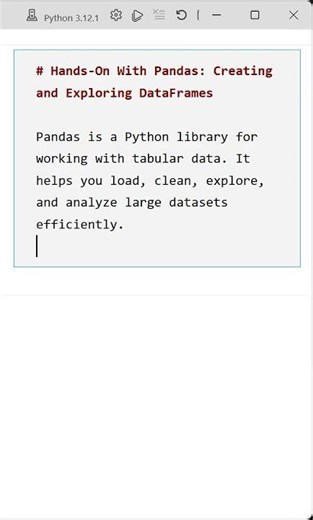 01 Introduction to Pandas: Getting Started with Data Analysis