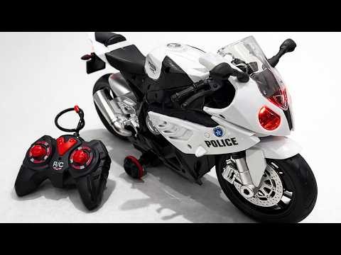 RC MotoGT Police Patrol vs RC Sport Car 1:16 Realistic Mechanical Sounds | ASMR Video