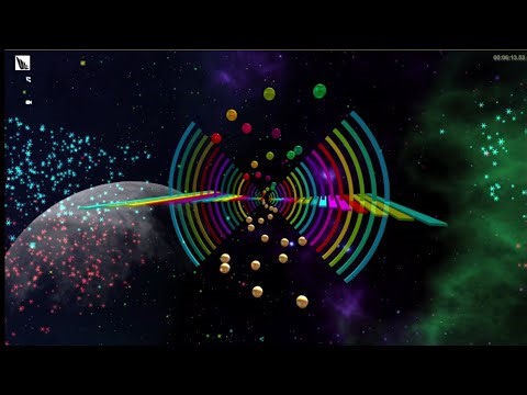 Travel Through Universe - Space Polyrhythm Two harmonies Pendulum Wave 3D #polyrhythm #pendulum