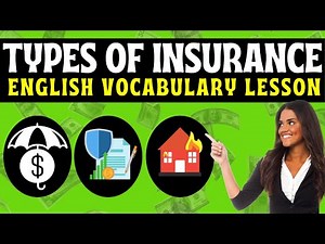 Insurance in English | Types of Insurance | English Wordlist | Explained | English Speaking Practice