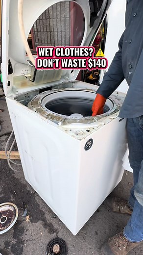 Washer Not Spinning? Fix Soaking Wet Clothes & Save $140