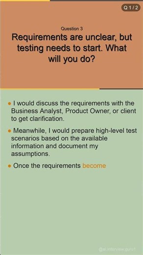 Manual Testing Basic interview QA part2 qa