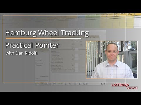 Hamburg Wheel Tracking Test- Practical Pointer