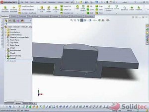 Indentation methods in SolidWorks